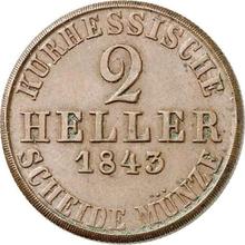 2 Heller 1843   