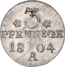 3 Pfennig 1804 A  