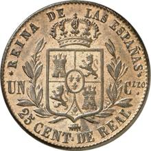 25 Céntimos de real 1862   