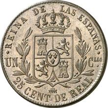 25 Céntimos de real 1860   