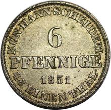 6 Pfennig 1851  B 