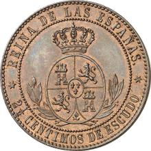 2 1/2 Céntimos de Escudo 1865   