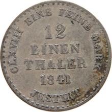 1/12 Thaler 1841  S 