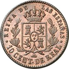 10 Céntimos de real 1860   