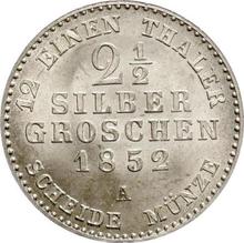 2-1/2 Silber Groschen 1852 A  