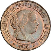 5 Céntimos de escudo 1866   