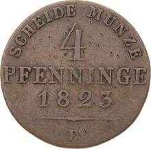 4 Pfennig 1823 D  