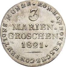 3 Mariengroschen 1821  L.B. 