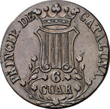6 Cuartos 1843    "Catalonia"