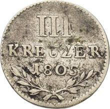 3 Kreuzer 1805   