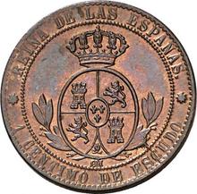 1 Céntimo de escudo 1868  OM 