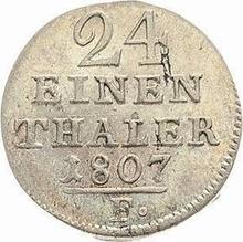 1/24 Thaler 1807  F 