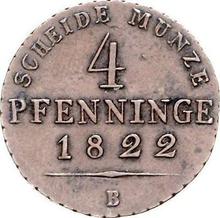 4 Pfennig 1822 B  