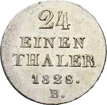 1/24 Thaler 1828  B 