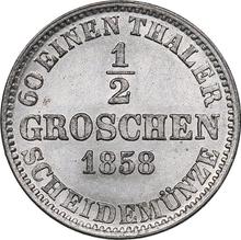 1/2 Groschen 1858  B 