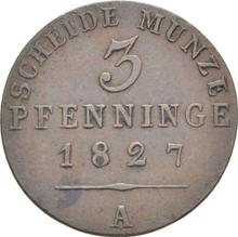 3 Pfennig 1827 A  