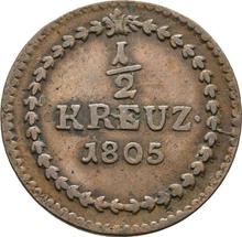 1/2 Kreuzer 1805   