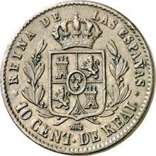 10 Céntimos de real 1861   