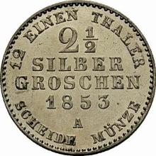 2-1/2 Silber Groschen 1853 A  