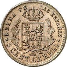 5 Céntimos de real 1861   
