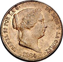 25 Céntimos de real 1864   
