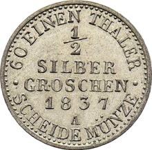 1/2 Silber Groschen 1837 A  