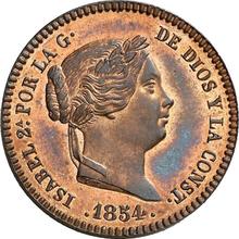 10 Céntimos de real 1854   