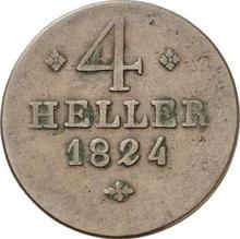 4 Heller 1824   
