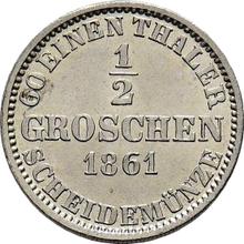 1/2 Groschen 1861  B 