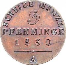 3 Pfennig 1830 A  