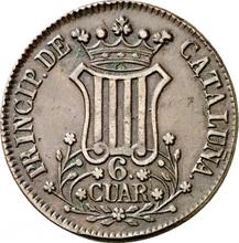 6 Cuartos 1840    "Catalonia"