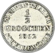 1/2 Groschen 1862  B 