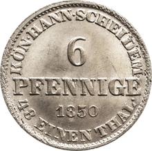 6 Pfennig 1850  B 