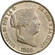 25 Céntimos de real 1860   
