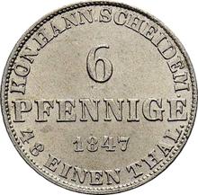 6 Pfennig 1847  B 