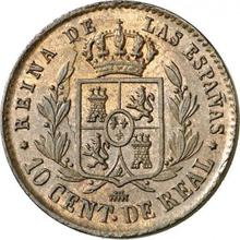 10 Céntimos de real 1862   