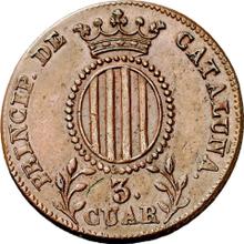 3 Cuartos 1837    "Catalonia"
