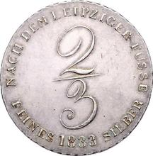 2/3 Thaler 1833 A   "Silver Mines of Clausthal"