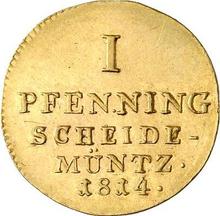 Pfennig 1814 H  