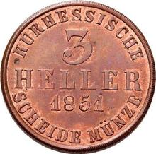 3 Heller 1851   