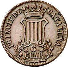 6 Cuartos 1837    "Catalonia"