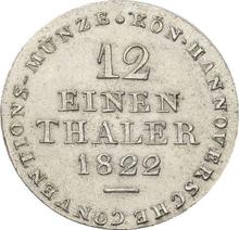 1/12 Thaler 1822  L.B. 