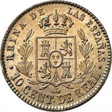 10 Céntimos de real 1863   