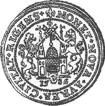 10 Ducat (Portugal) 1586    "Riga"