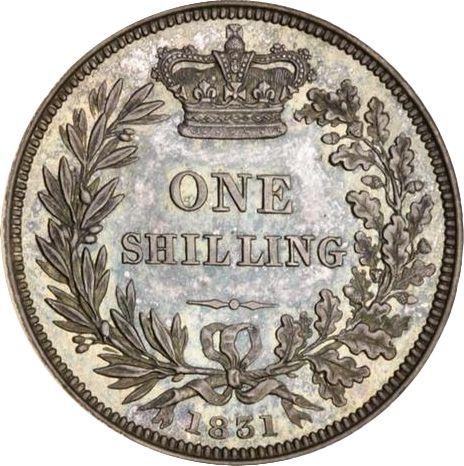 Reverse Shilling 1831 Plain edge - United Kingdom