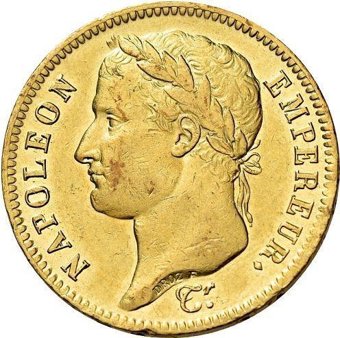 Аверс монеты - 40 франков 1813 CL "Тип 1809-1813" Генуя - Франция, Наполеон I