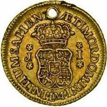 Reverse 1 Escudo 1753 LM J - Peru