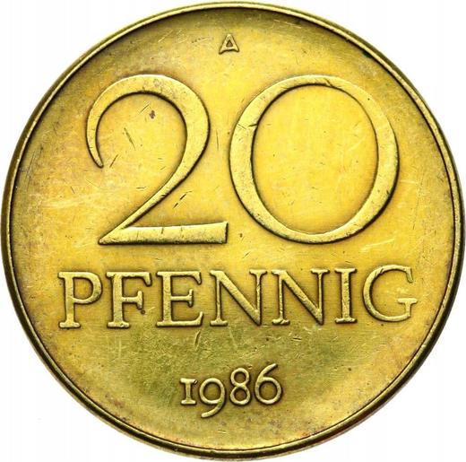 Obverse 20 Pfennig 1986 A - Germany