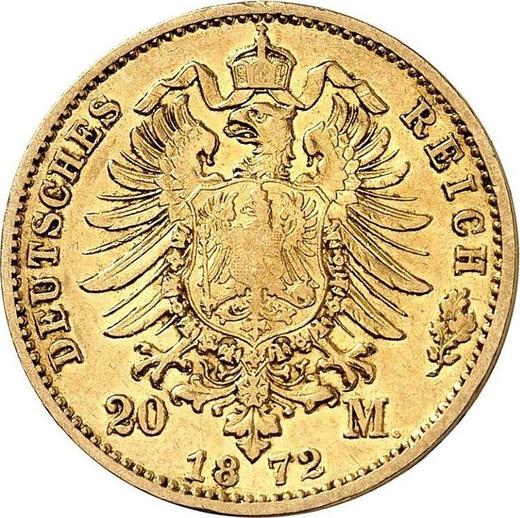 Reverse 20 Mark 1872 G "Baden" - Germany