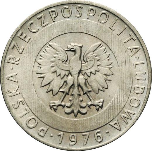 Аверс монеты - 20 злотых 1976 - Польша
